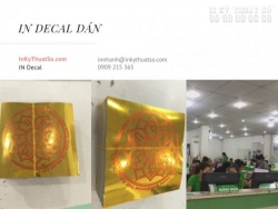 In decal giá rẻ dán bao bì, hộp đựng, ly nhựa