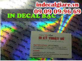 In decal bạc